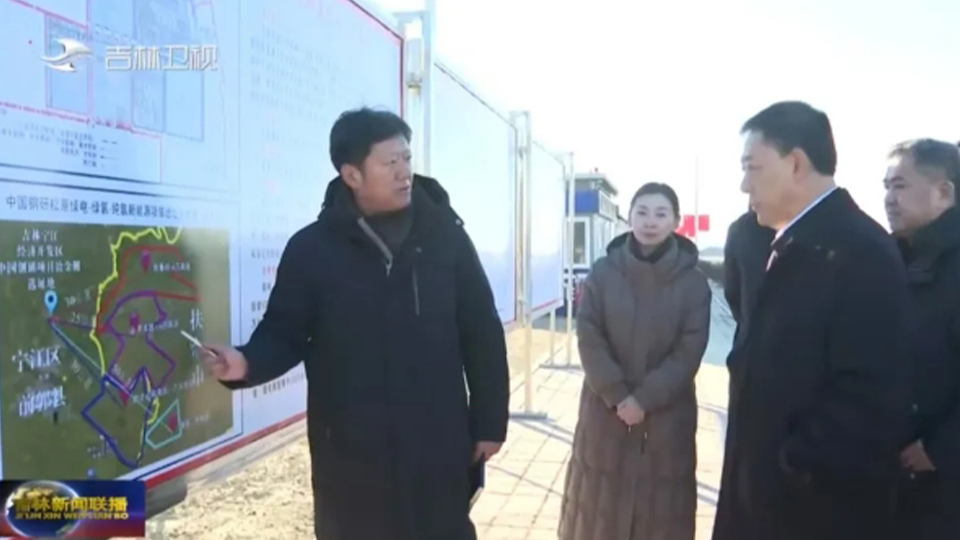 吉林省委副书记、省长胡玉亭调研中国钢研松原绿电-绿氢-纯氢ballbet贝博项目